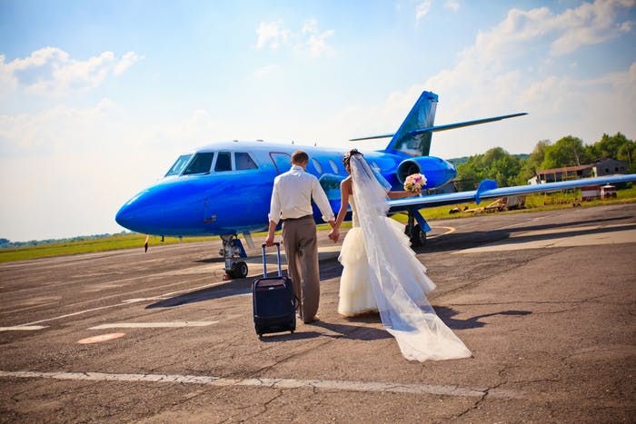 Mariage Façon JetSet Affretez Un Jet Privé